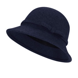Felt Hat Women's Winter Hat Warm Fishing Hat Bow Winter Hat Soft Wool Hat Wool Felt Fedora Hat Elegant Women's Hat Plain Peaked Cap Felt Pot Hat Hiking Bell Hat Winter Felt Hat Outdoor