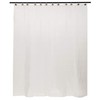 Kenney Medium Weight Mildew-Resistant Embossed PEVA Shower Curtain Liner, 70"