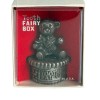 Torino Pewter Tooth Fairy Keepsake Box Teddy Bear 2" Tall