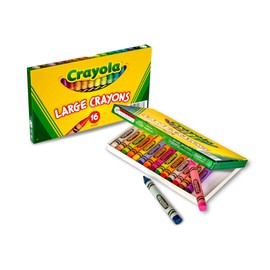 Crayola Large Crayons, Classic Colors, 16 Count