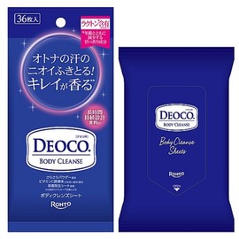Deoco Body Cleansing Sheets 36 sheets, 50g, 1 piece / 데오코 바디 클렌징 시트 36장, 50g, 1개