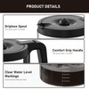 12-Cup Glass Coffee Pot Replacement Compatible with Keurig K-Duo 5100
