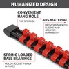 Reniteco Socket Organizer Drive ABS Tools - Red Socket Holder,