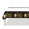 iwiio New Year Table Cloth, Happy New Year Decorations 2025,