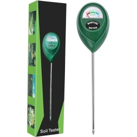 Unbranded Paquete de 2 medidores de humedad del suelo monitor de agua para plantas medidor