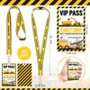 MotiMind 30 Sets Construction Theme Classroom Party Favors VIP Pass