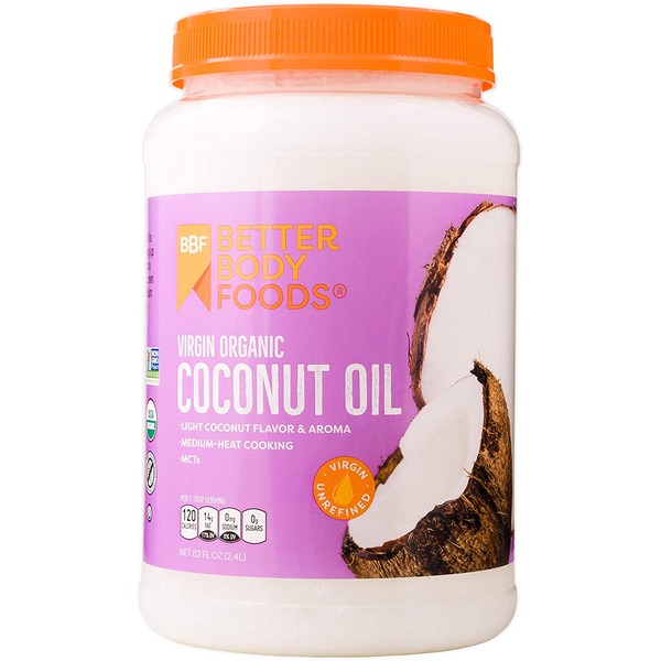 BetterBody Foods Virgin Coconut Oil, 82 Ounces