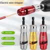 Tsudoku Electric Wire Stripper Electrician Tool Set,Portable Wire Nuts Twister