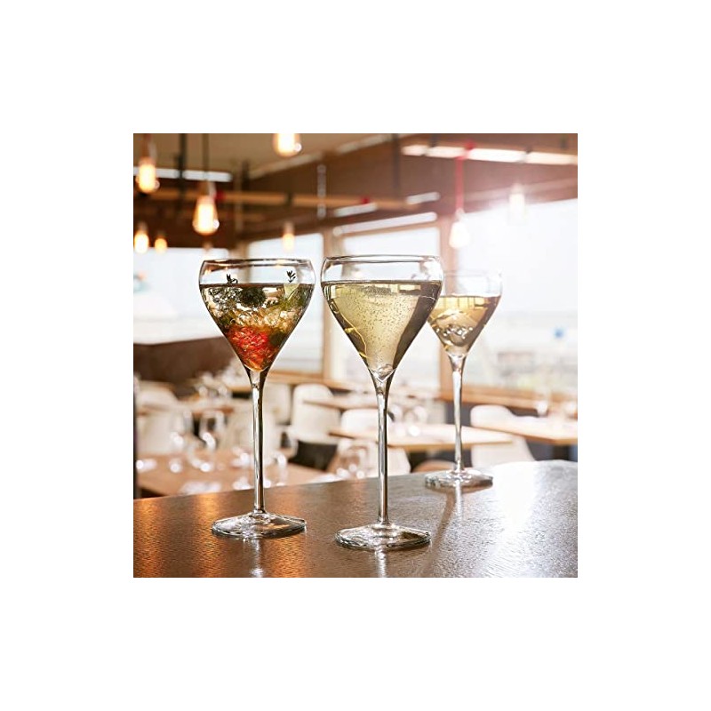 Arcoroc Brio Champagne Flutes 3.3 oz/95 ml, H8466, Pack of