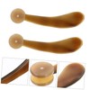 Baluue 2pcs Multi-purpose Ox Horn Scraping Sheet Two-wheel Roller Safe