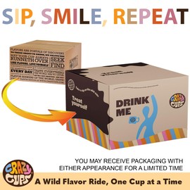 Crazy Cups Flavored Coffee in Single Serve Coffee Pods - Flavor Coffee Variety Pack Chocolate 40 Count