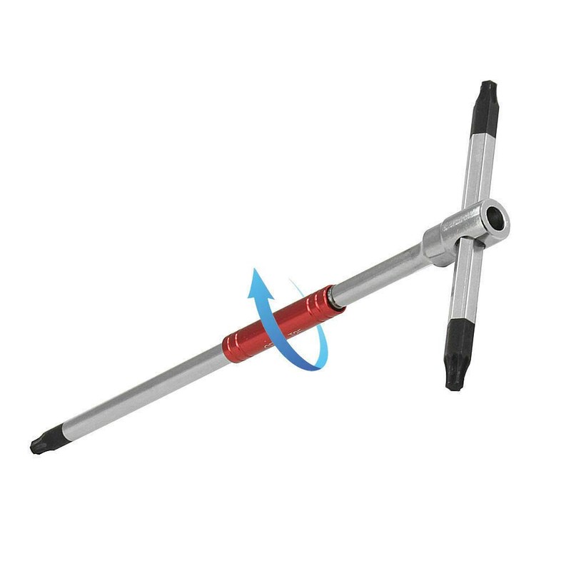 Sliding T-Handle Bicycle Wrench Torx Drive T10
