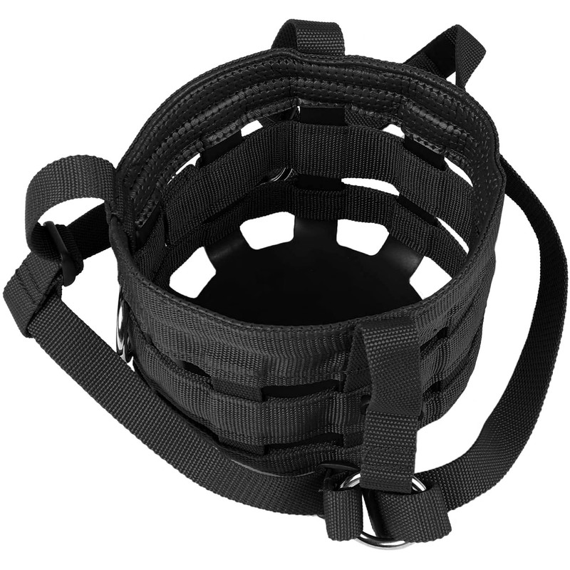 Namvo Easy Breathe Grazing Muzzle Attachment, Black Horse Muzzle, Nylon