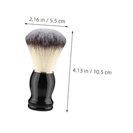 BIUDECO 2Pcs Portable Men Shaving Brush Soft Hair Foaming Brush for Smooth Shaving Easy Cleaning Barber Accessories for Salon Home Use Stylish Design