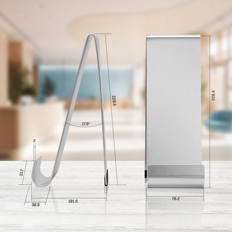 Metal Fancy Brochure Holder - Enhance Your Space, Book Display