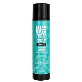 Watercolors by Tressa INTENSE 3-in-1 Color Depositing Shampoo, Semi Permanent Hair Color, Hair Dye Shampoo for Curly, Dry, and Normal Hair, 8 fl oz - TEAL