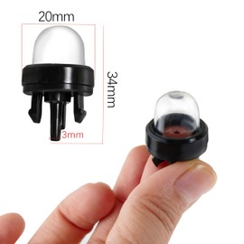 DemJamr 6pcs 503936601 Primer Bulb with Fuel Lines for Chainsaw Trimmer Blower Brushcutter, Fits Husqvarna Chainsaw 235 236 240 340 345 350 353 440 445 450 Rancher 460 Blower 125B 125BVX 225BX