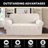 PrinceDeco Stretch Loveseat Sofa Cover Slipcover Couch Cover for 2