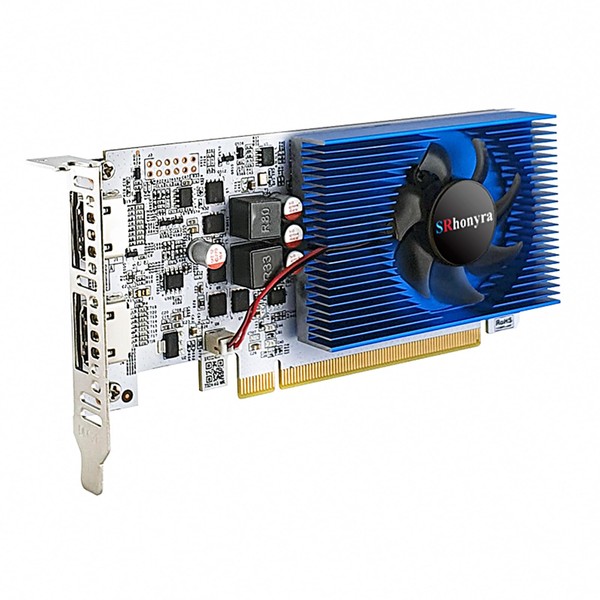 SRhonyra GeForce GT 730 4GB Low Profile Graphics Card GDDR3