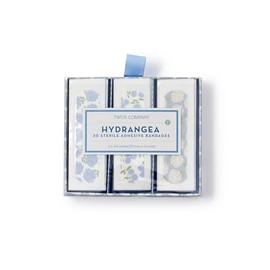 Hydrangea 30 Pc Bandages in Gift Box Includes 3 Colorations/Patterns - Plastic