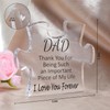 Gifts for Dad from Daughter,Dad Acrylic Puzzle Plaque,Dad Birthday Gift,thanksgiving,Christmas