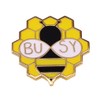 KAWADU Yellow Bumblebee Unisex Enamel Pin Badge for Backpack Shirt
