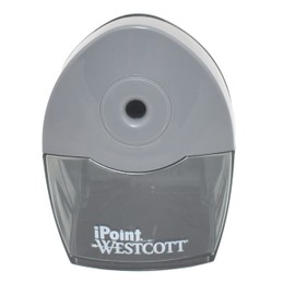 Westcott Compact Electric Single Hole Horizontal Pencil Sharpener