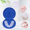 BICASUU (2 Pack) Retainer Case,Solid Orthodontic Retainer Case (Blue)