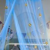 THREENTDAY Bed Canopy for Girls, Mosquito Net with Stars Princess