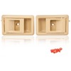 Gledewen Interior Door Handle Front Rear Driver Passenger Side, Beige