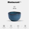 Organic Blue Irregular Stoneware Ceramic Cereal Bowls Dip Bowls Ice