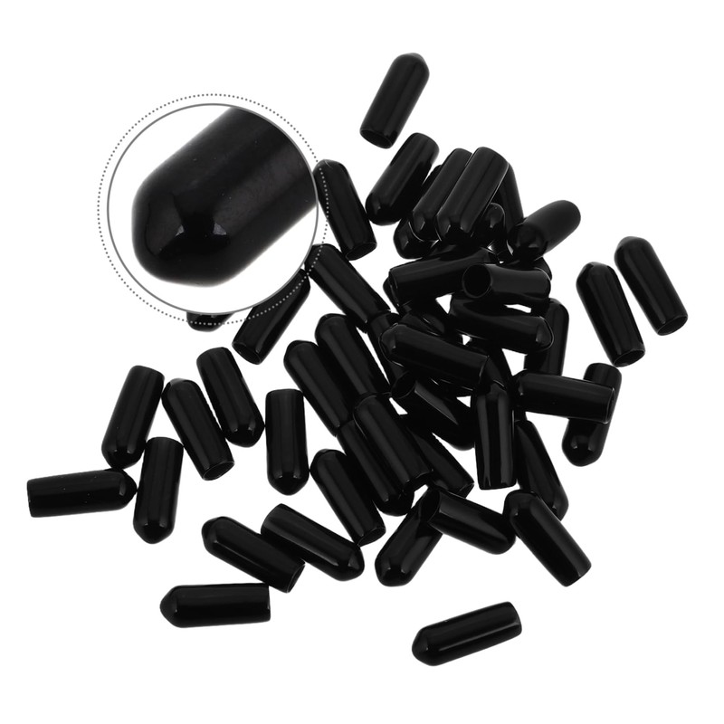 Levemolo 50pcs Headset Mic Rubber Protective Covers Scratch Sleeves for