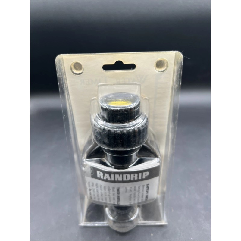 Raindrip R672CT Black Battery Operated Electronic Analog Water Timer