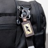 RSタイチ(RS TAICHI) RSタイチ(RS TAICHI) キーリング レザー 真鍮プレート T.マークキーホルダー RSA002 BLACK