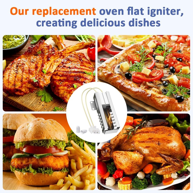 74007498 Oven Igniter - Direct Replacement for Whirlpool MGR4452BDW MGR4451BDW