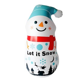 derifu Christmas Balloons, Extra-Large Balloons, Santa Claus, Snowman, Inflatable, Waterproof, Outdoor Installation, 43.3 inches (110 cm), Impressive Size, Ideal for Parties and Store Decoration, Easy