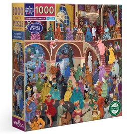 eeBoo Piece & Love: Alchemist's Masquerade - 1000 Piece Puzzle - Adult Square Jigsaw, 23"x 23", Includes Image Reference, Glossy Pieces
