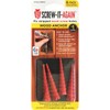 Screw-It-Again #2 to #16 Thread x 2 In. Red Plastic