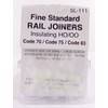 Peco SL-111 HO Code 83/75/70 Insulated Rail Joiner 12 Pack