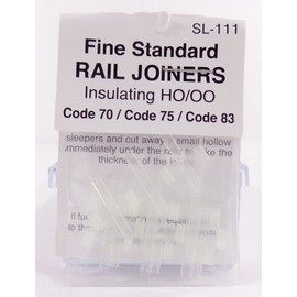 Peco SL-111 HO Code 83/75/70 Insulated Rail Joiner 12 Pack