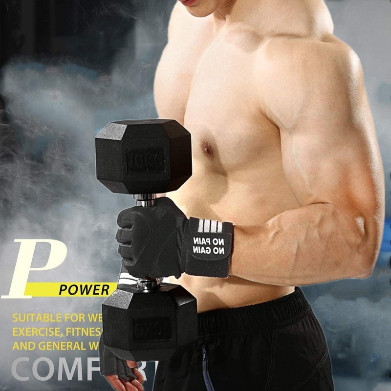 Weight Lifting Gloves Full Finger Protection Work Out Gym Gloves