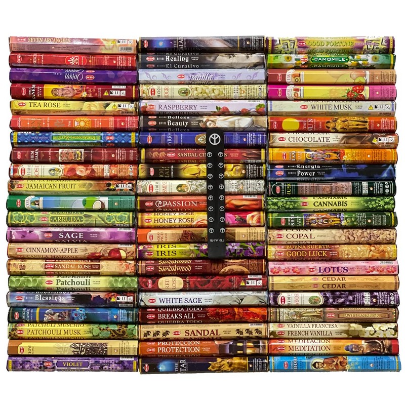 Hem Incense Sticks Variety Pack of 12 Randomly Selected Hexa