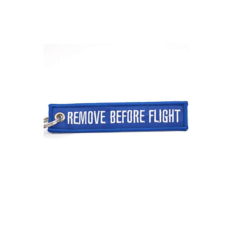 Rotary13B1. Quitar Antes de Vuelo Llavero – Azul