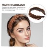Ipetboom Braid Headbands for Women Fashionable Wig Hairband with Teeth