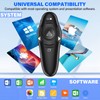 2-in-1 USB Type C Presentation Clicker Wireless Presenter Remote with
