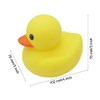 MYLIFEUNIT 4 inch Yellow Rubber Bath Ducks for Child