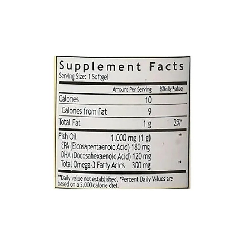 Omega 3 1000mg Con Epa Dha Windmill 180 Softgels Sabor