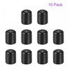 sourcing map 10 Pack 18mm ID Black Screw Thread Protectors