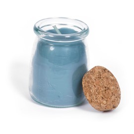 BeeTheLight Beeswax Jar Candle with Cork Lid - Rosemary Lemongrass Aromatherapy Candle - 20 Hours Burn Time - All Natural 100% Pure Beeswax Candle - Handmade Decorative Jar Candle