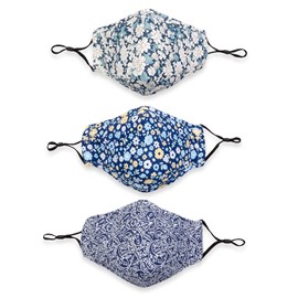 Cotton Face Mask Washable and Reusable Adjustable Elastic Ear Loop Breathable (Colour02)